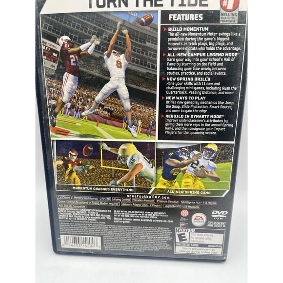 NCAA Football 07 Sony PlayStation 2 PS2 EA Sports Complete Tested Working - Picture 7 of 9